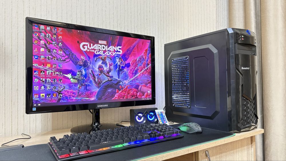 Игровой компьютер Core i5/16GB/SSD/HDD/GTX 1060 +24 дюймовый монитор