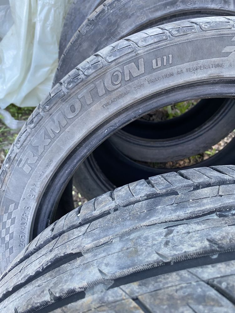 Летние шины 245/40 r18