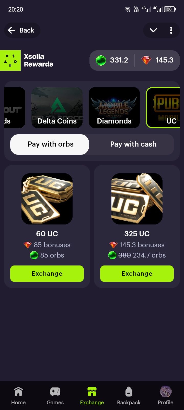 Продам UC для PUBG Mobile