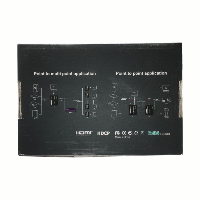 Расширитель до 200 м 1080P HDMI extender по одному кабелю LAN RJ 45