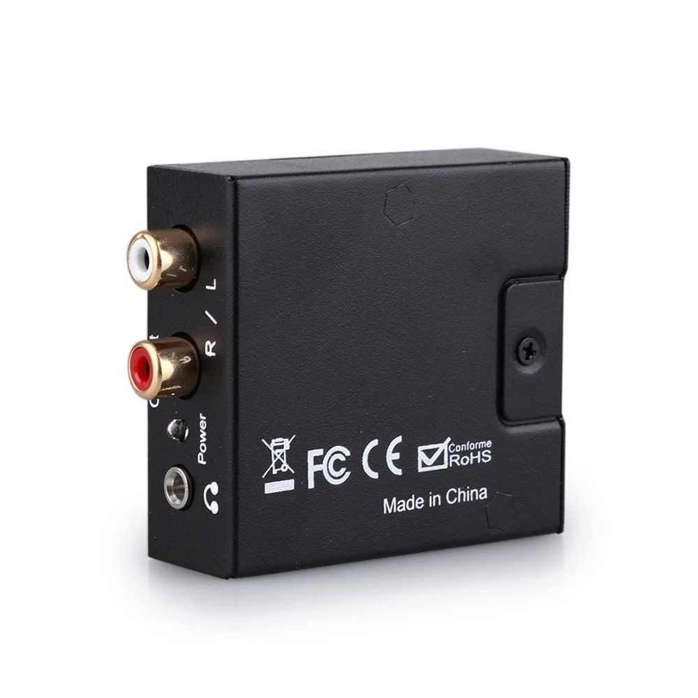 Переходник S/PDIF TOSlink — RCA + 3.5 Jack (с усилителем)
