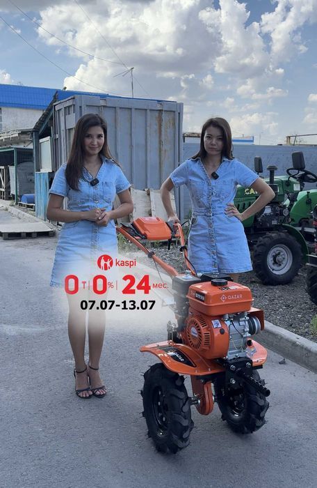 Мотоблок бензиновый Qazar MB95 за 6 657тг/м в РАССРОЧКУ на 2 года