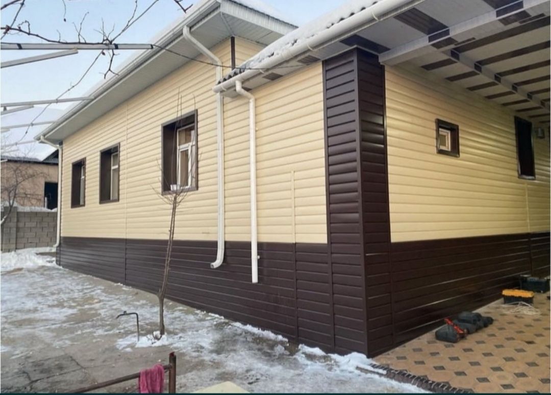 Сайдинг обшивка жалюзи водосточной слив качественно обращайтесь Шым