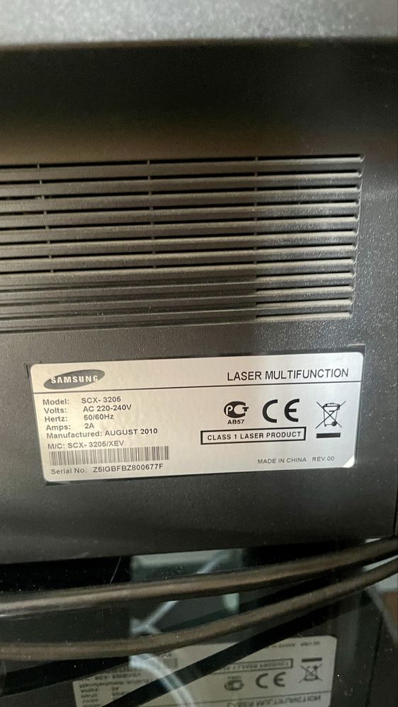 Продам  лазерный принтер -Samsung SCX-3205,б/у в отличном состоянии