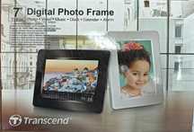 Цифровая фоторамка Transcend 7 digital, отличный подарок, недорого