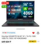 игравой ноутбук Gigabyte