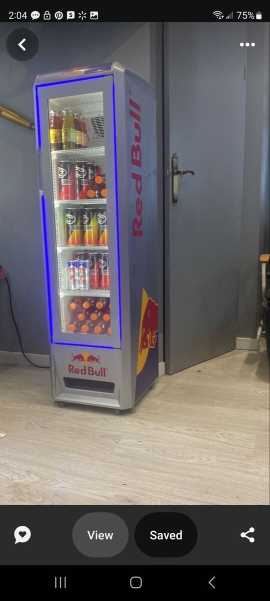 Red Bull холодильник