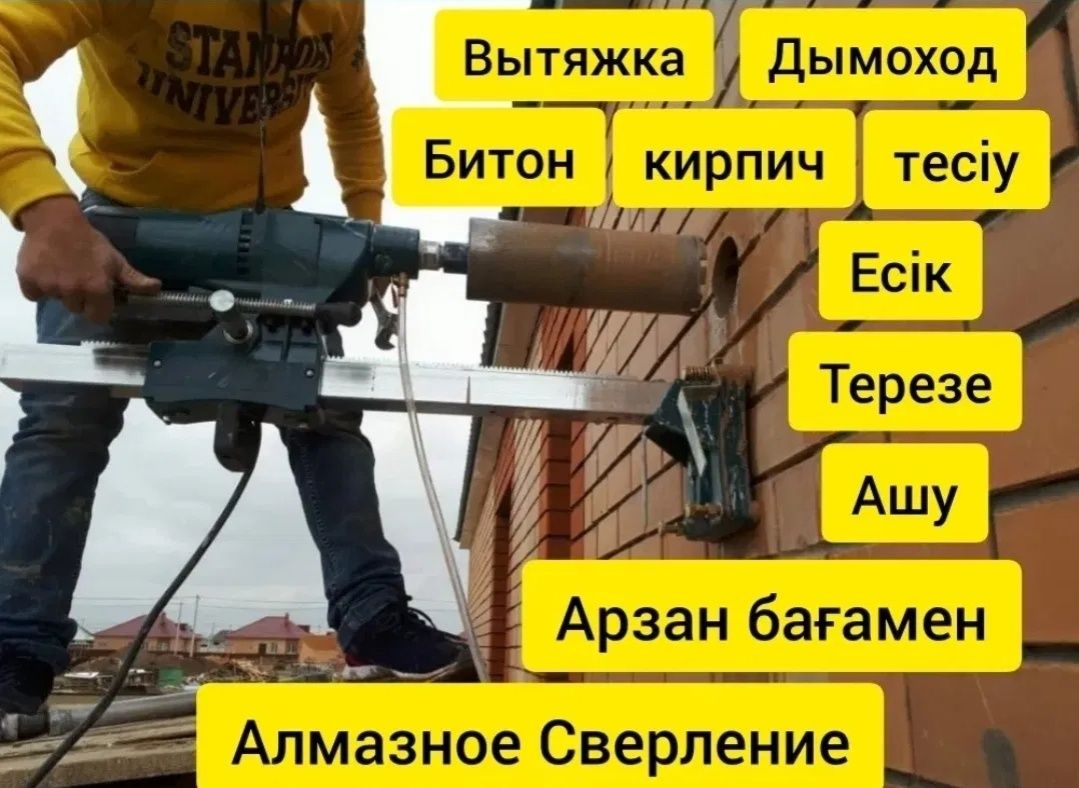 Алманое бурение. Алмазное сверление