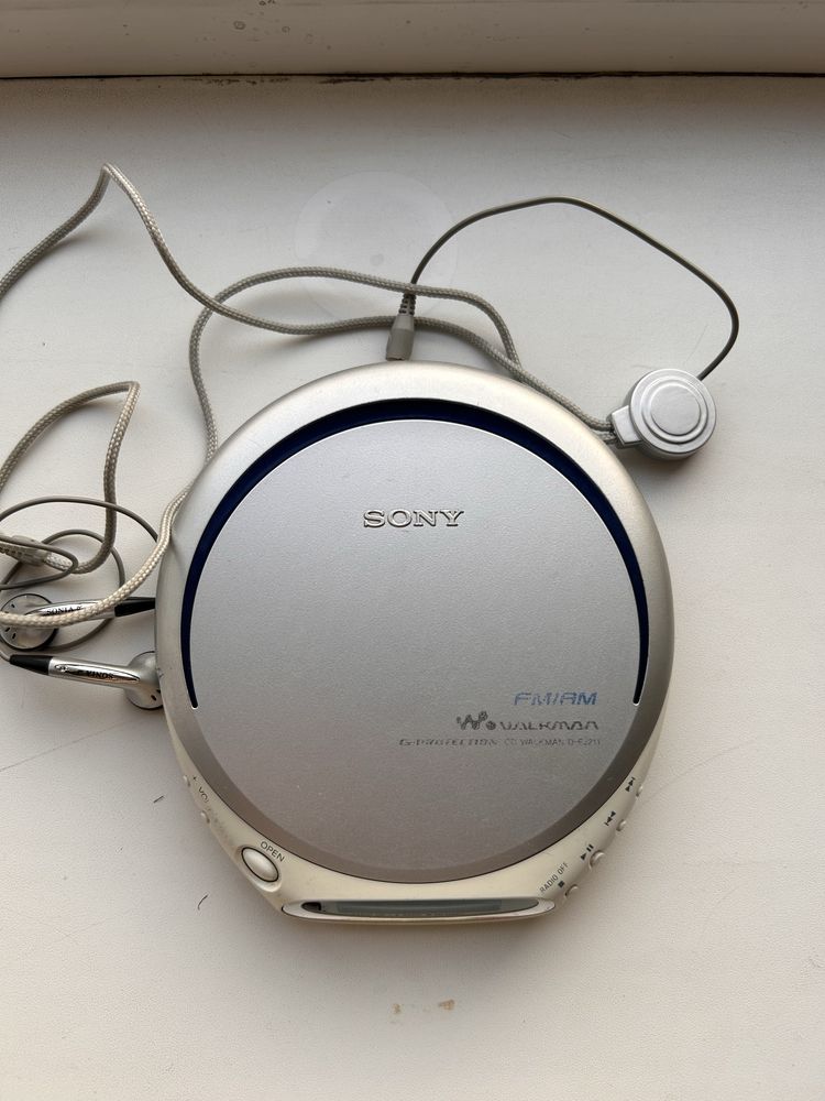 ретро, CD плеер, Sony, Walkman, музыка, винтаж