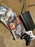 PS3 супер слим вместе с дисками