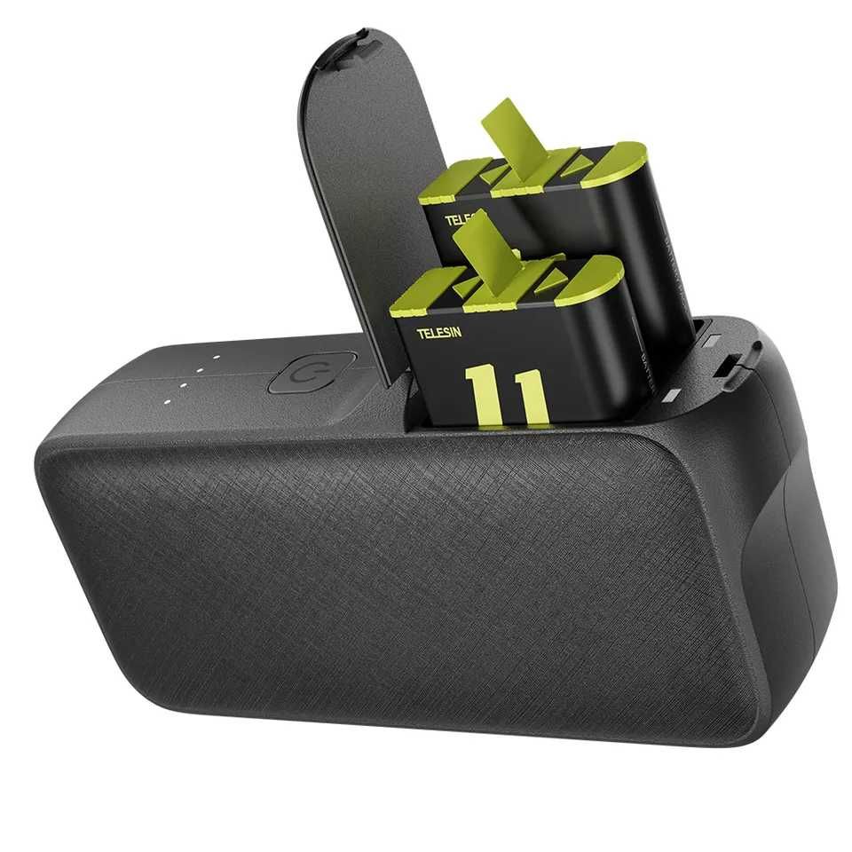 Power Bank для  экшен камеры GoPro 12/11/10/9/8/7/6/5    ( TELESIN )