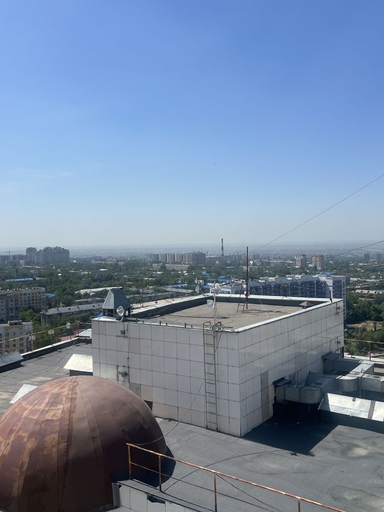 Мегацентр, терраса, вид на горы, ЖК Айгерим