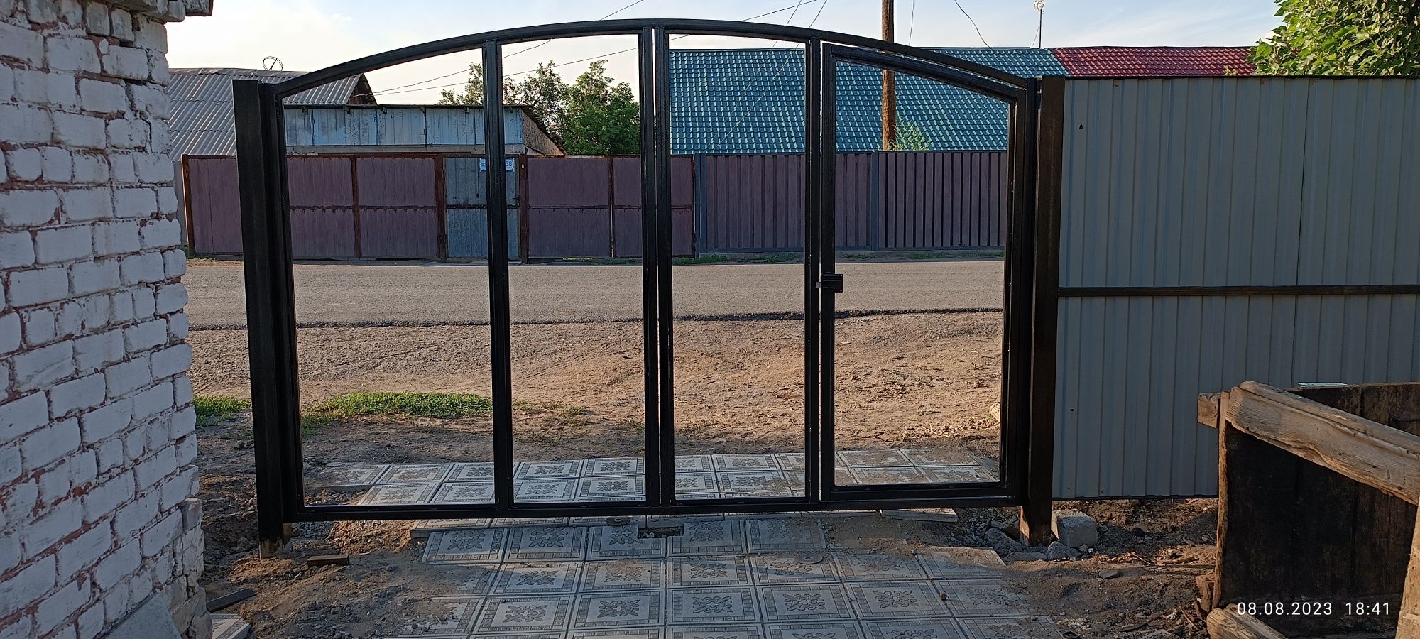Ремонт. Ворота, калитка,, забор, крыша, камины,