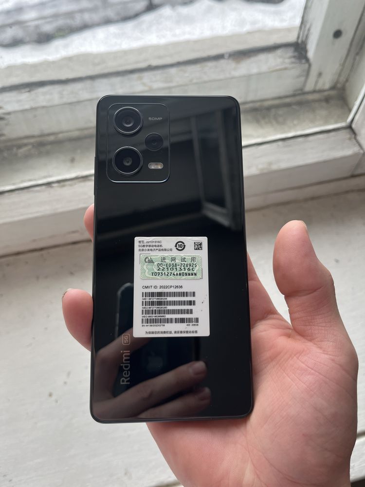 Продам Xiaomi Redmo note 12 pro 5G с гарантийным талоном