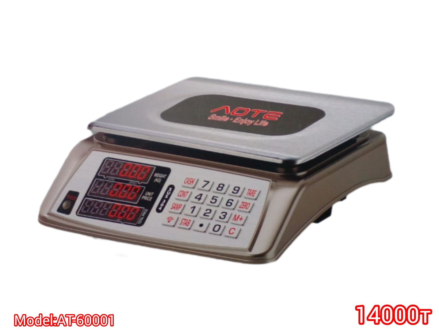 Весы настольные торговые AOTE A006 до 40 кг на аккумуляторе