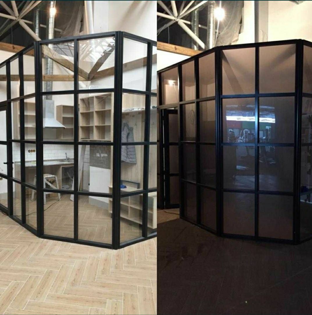 Профессиональная тонировка окон витражи балкона перегородки