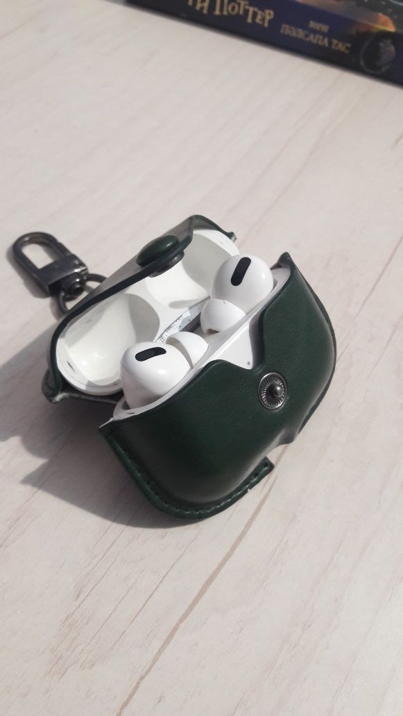 Кожанный чехол для AirPods Pro