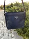 Оригинал сумка Prada Saffiano Leather Crossbody Bag Blue