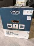 Унитаз подвесной, безободковый, с сиденьем, крепежами, белый, Grohe Ba