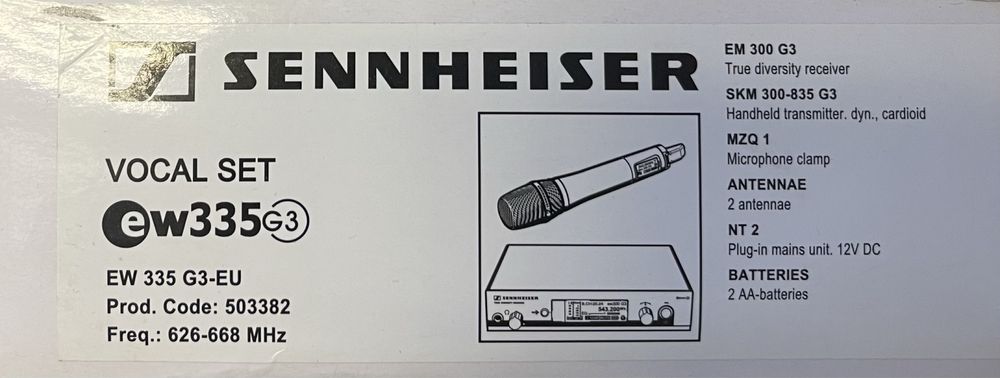 Караоке Система   Sennheiser EW 335 g3 | kaspi red | Капитал-Маркет