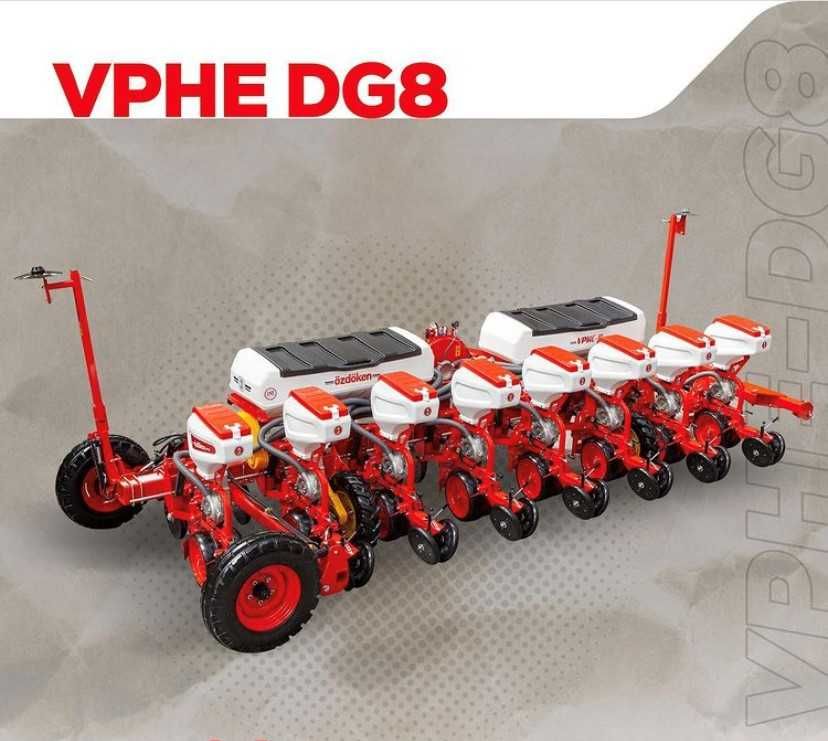 8-рядная дисковая вакуумная сеялка Турция Ozdoken vphe-dg8