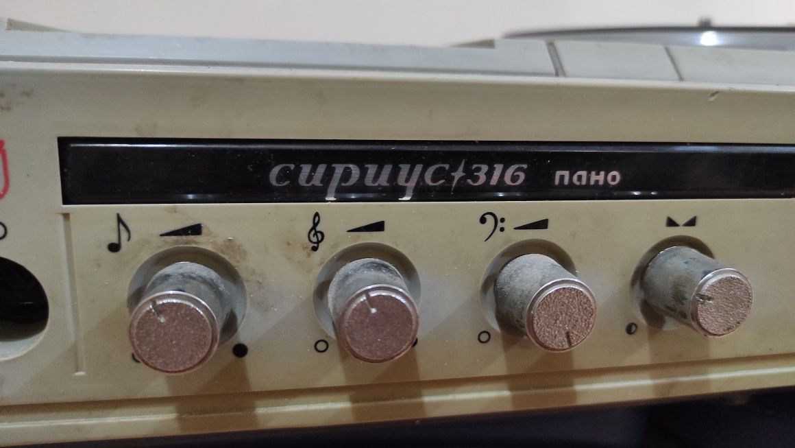 Рабочий проигрыватель Сириус 316 виниловых пластинок