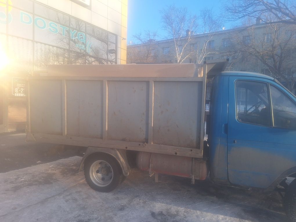 Доставка сыпучих грузов до 3-х  тонн  Газель самосвал кузов 6 кубов до