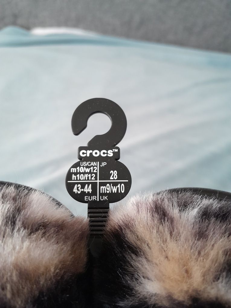 CROCS! Кроксы мужские/женские с мехом демисезонные, 43-44 разм