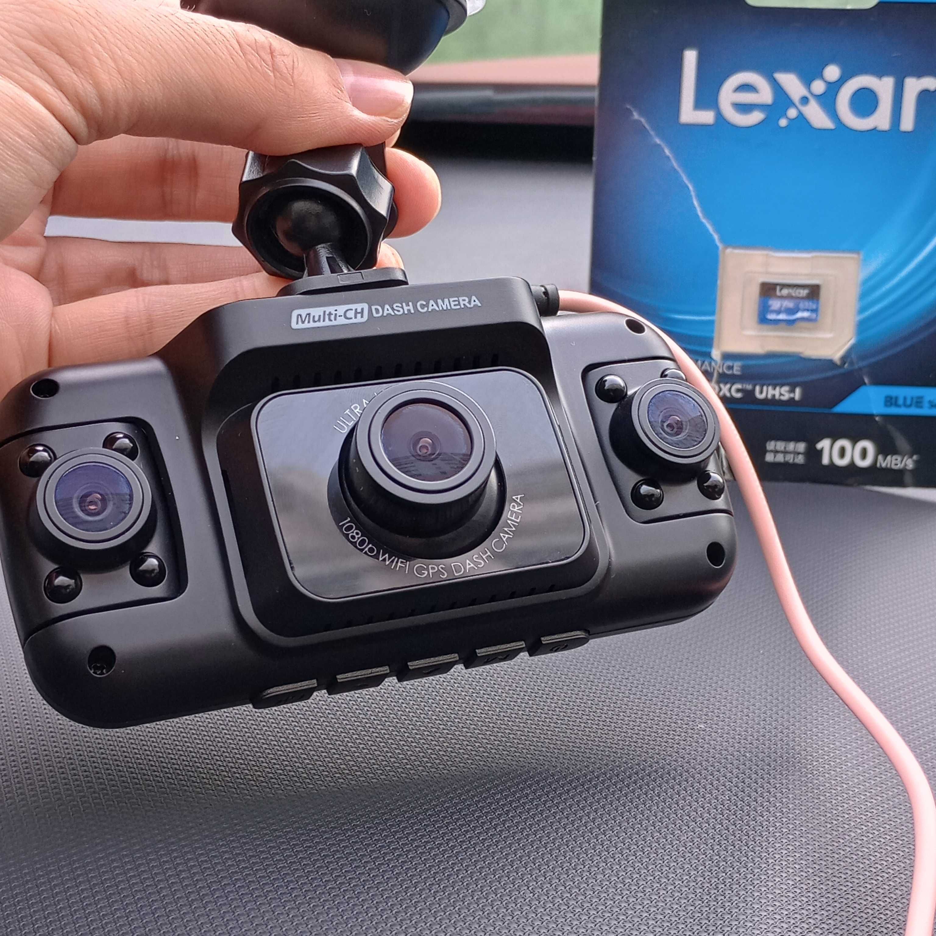США 3-FullHD 360°! WiFi GPS Видеорегистратор KIA Hyundai Toyota Jetour