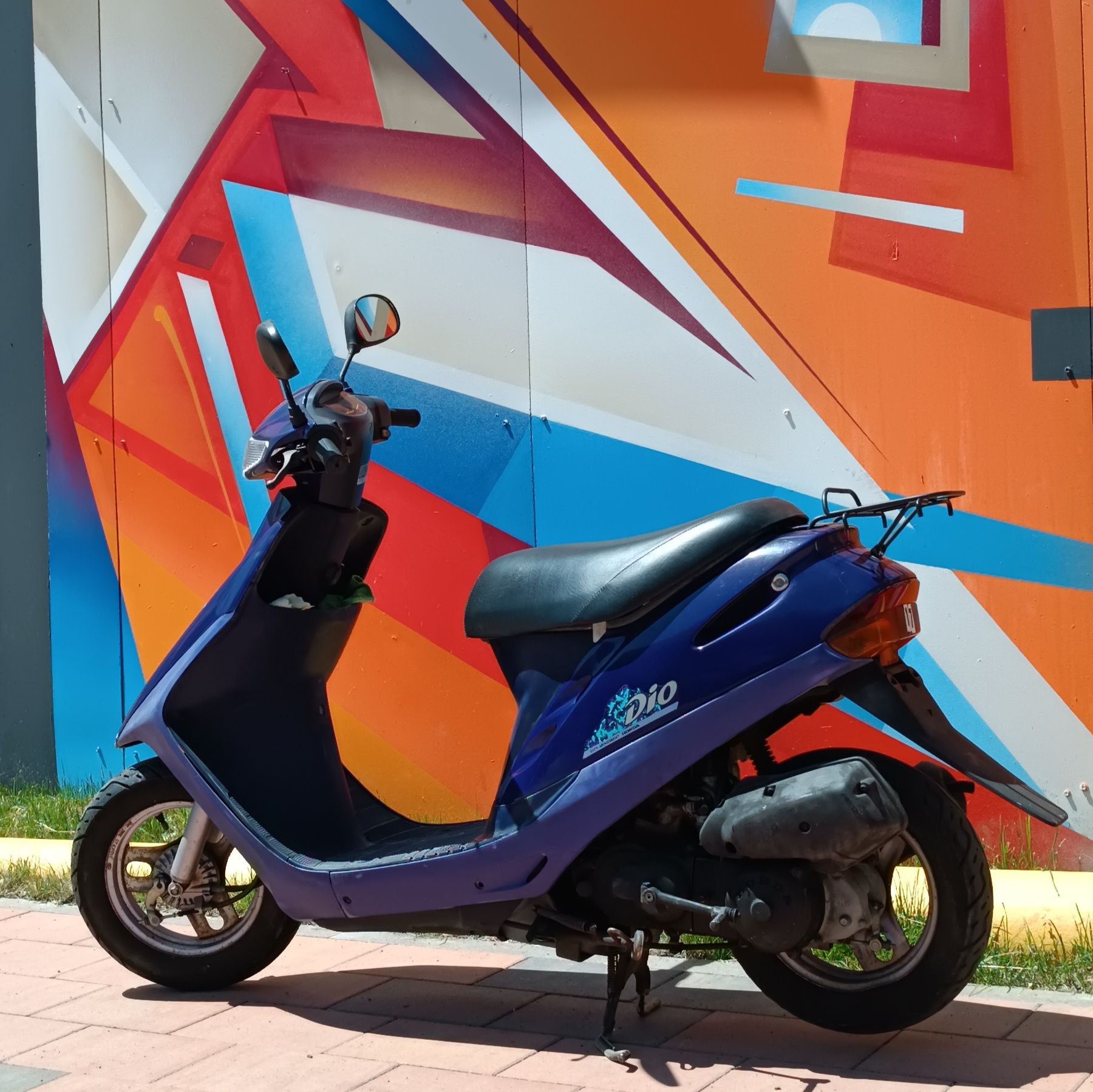 Honda Dio 2 AF27 свежепригнанный с контейнера фиолетовый