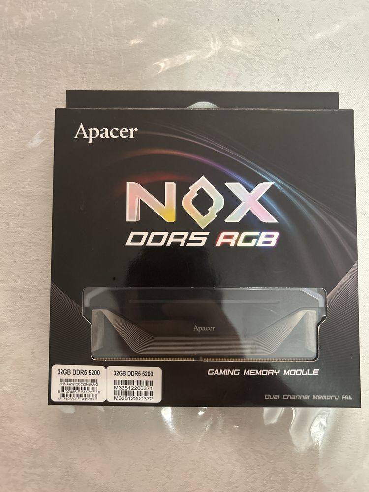 ОЗУ Apacer Nox RGb 32gb