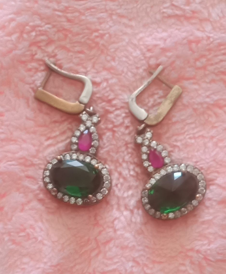 Серьги серебряные