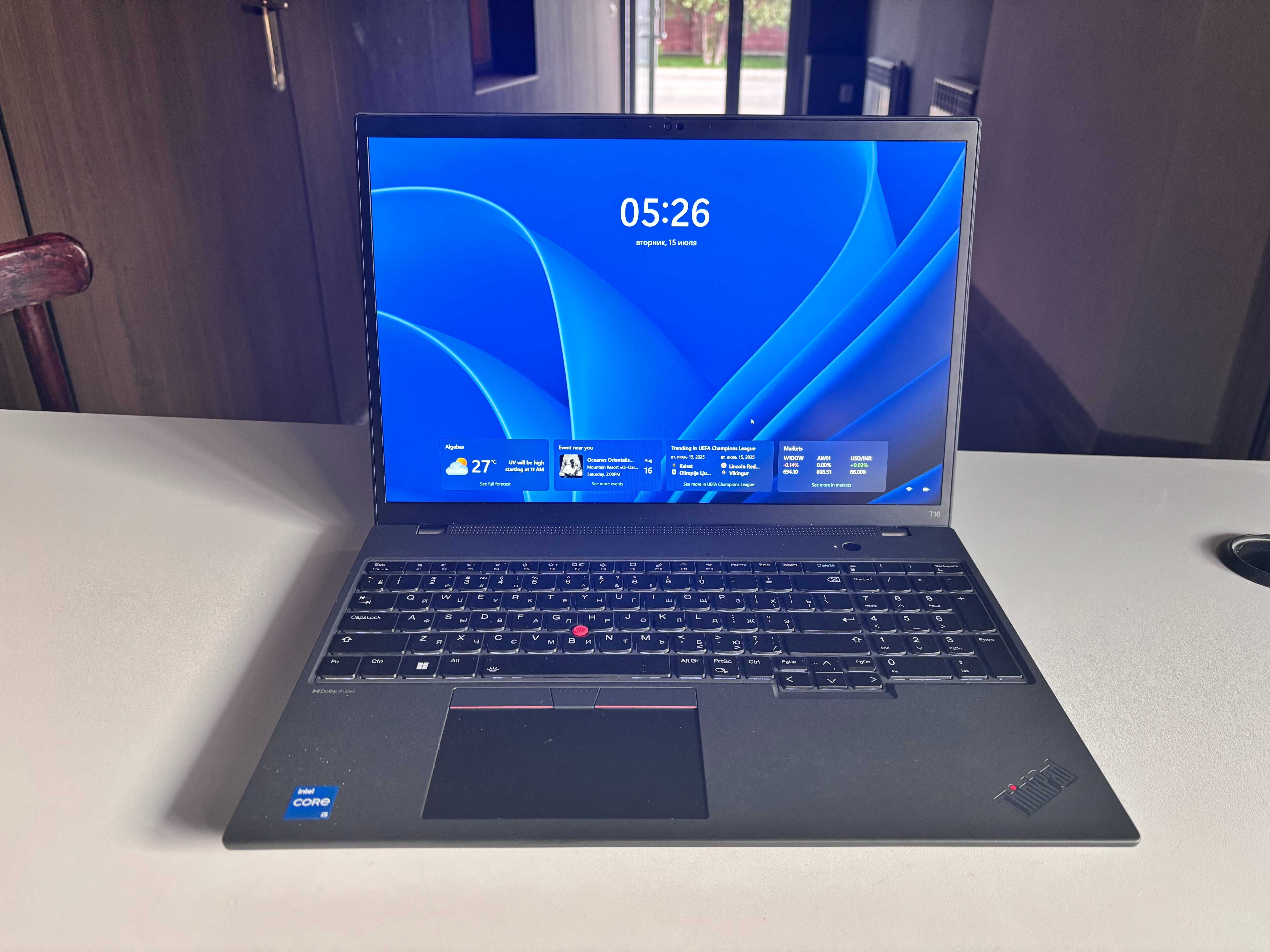 Thinkpad T16 Gen2. i5-1335u. Ram 16gb DDR 5-5600. ssd pci e 512 gb