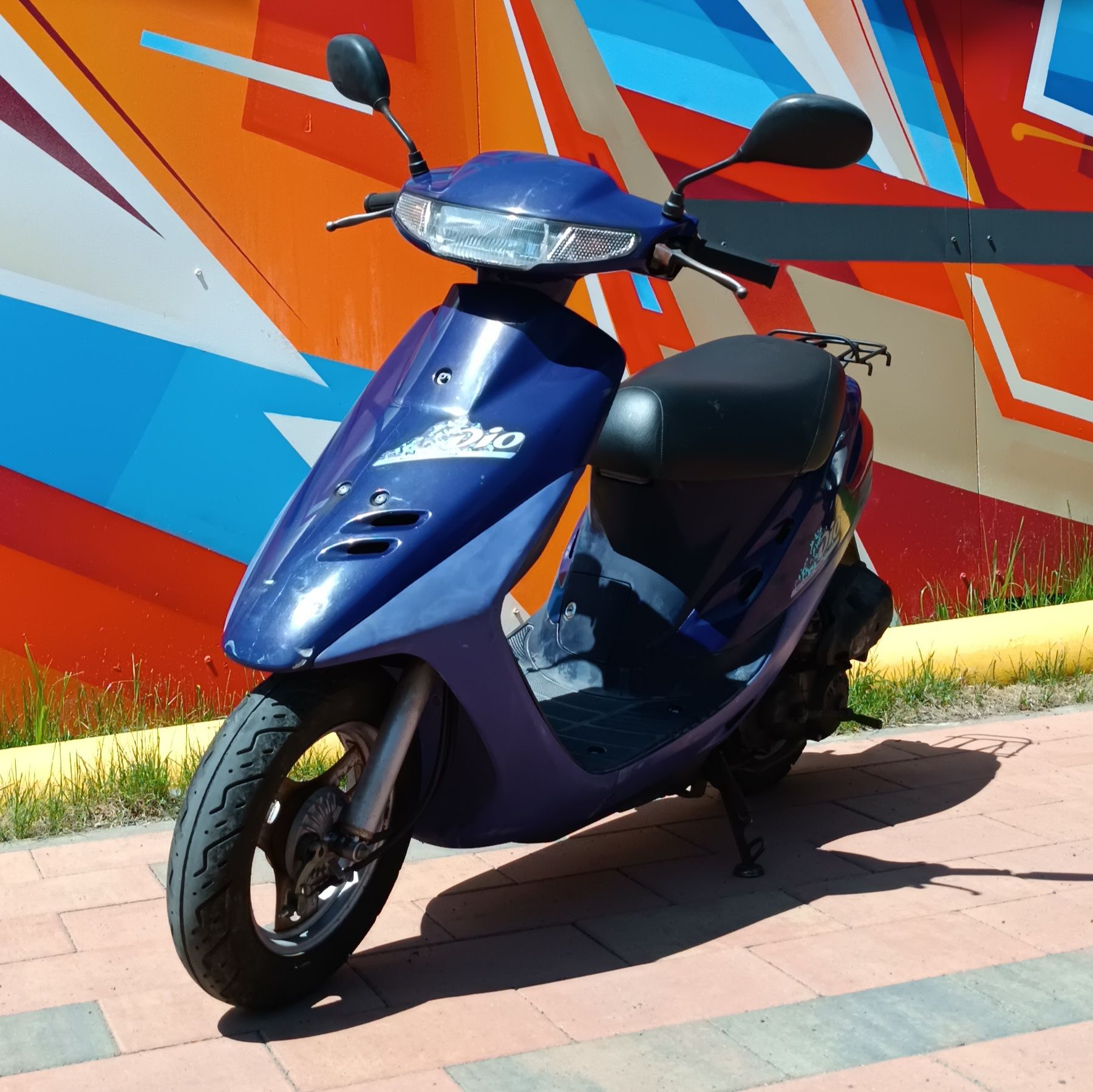 Honda Dio 2 AF27 свежепригнанный с контейнера фиолетовый