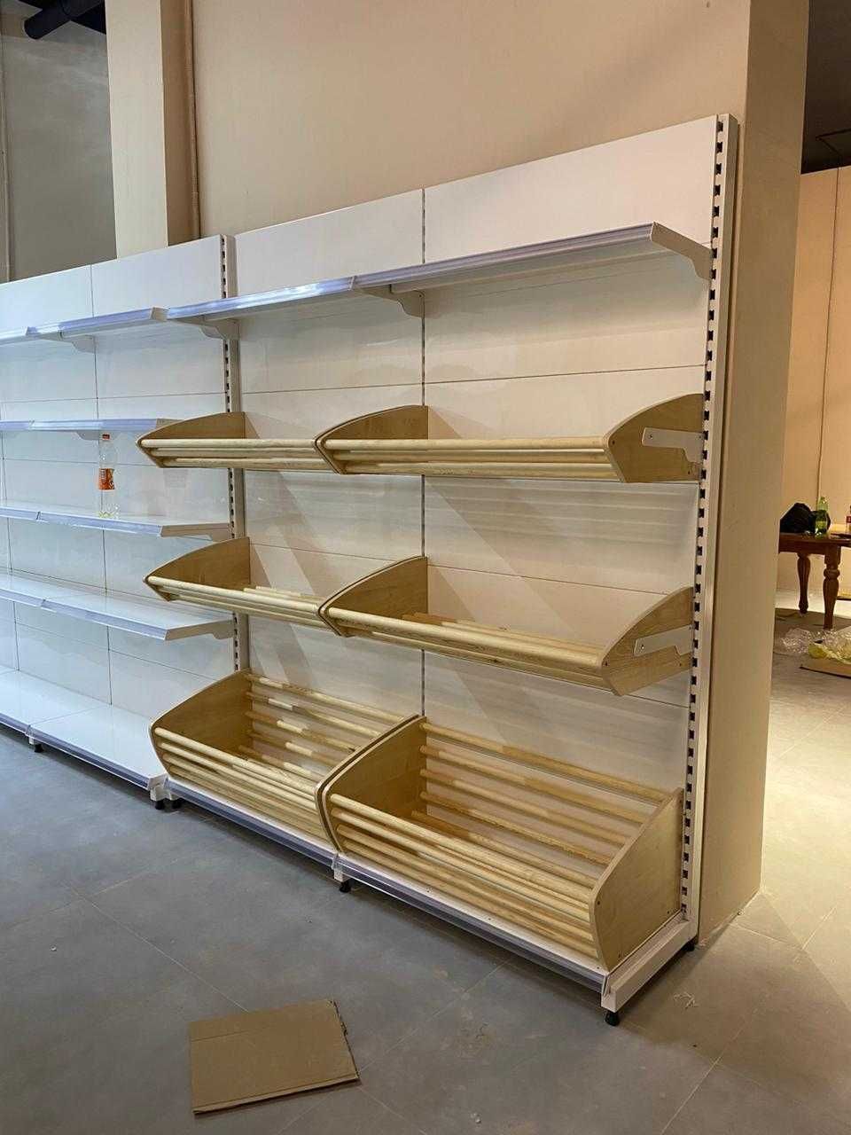 Торговые стеллажи, полки для магазина широкий ассортимент в рассрочку