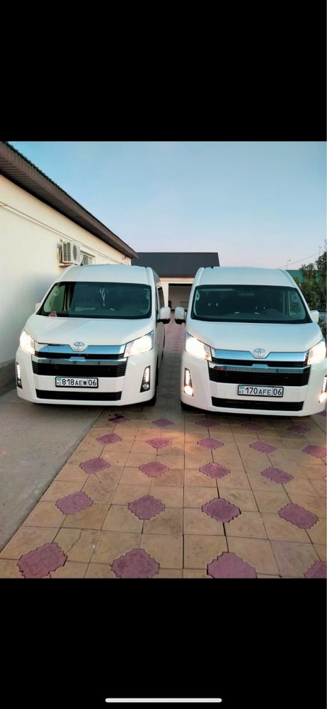 Пассаржирские перевозки Тойота Хайс(TOYOTA HIACE)