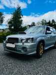 Губа Aero на передний бампер Subaru Forester SG Дорестайлинг