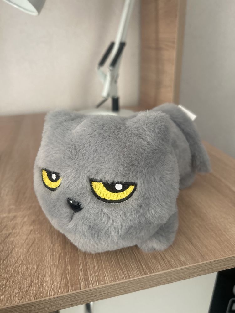 Игрушка котик,стояла просто долго,чистая