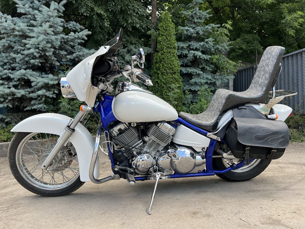 Крутой Японский Мотоцикл Yamaha XVS400 Drag Star.В Шикарном Состоянии!