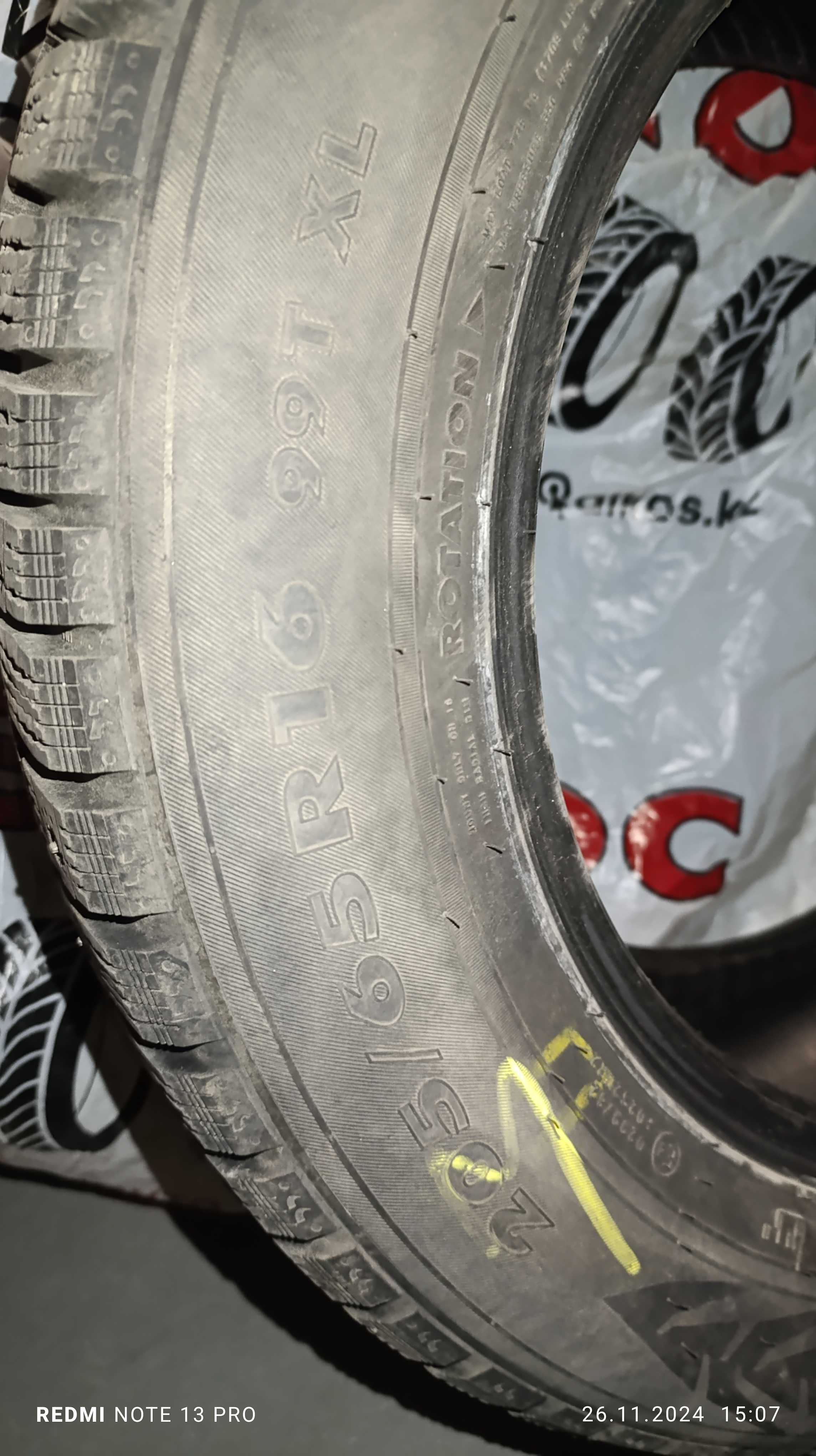 Комплект шин Nokian Nordman 7 205/65 R16 99T с шипами