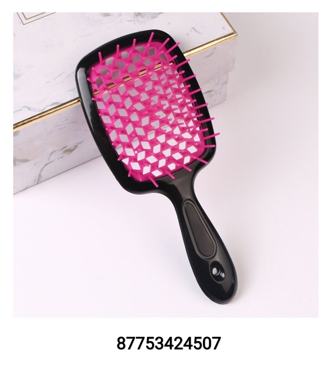 Hollow Comb массажная расческа 21 см розовый