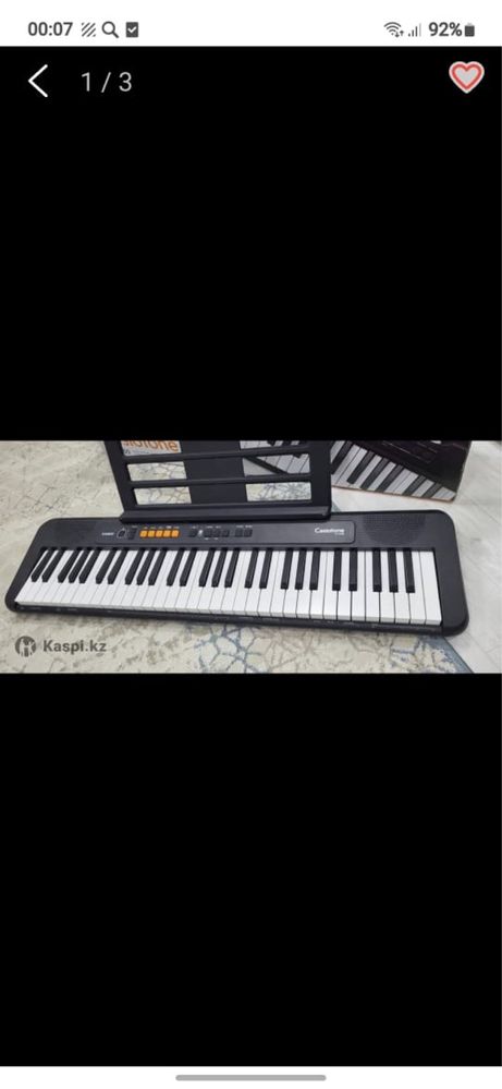 Синтезатор CASIO CT-S100C7 черный
