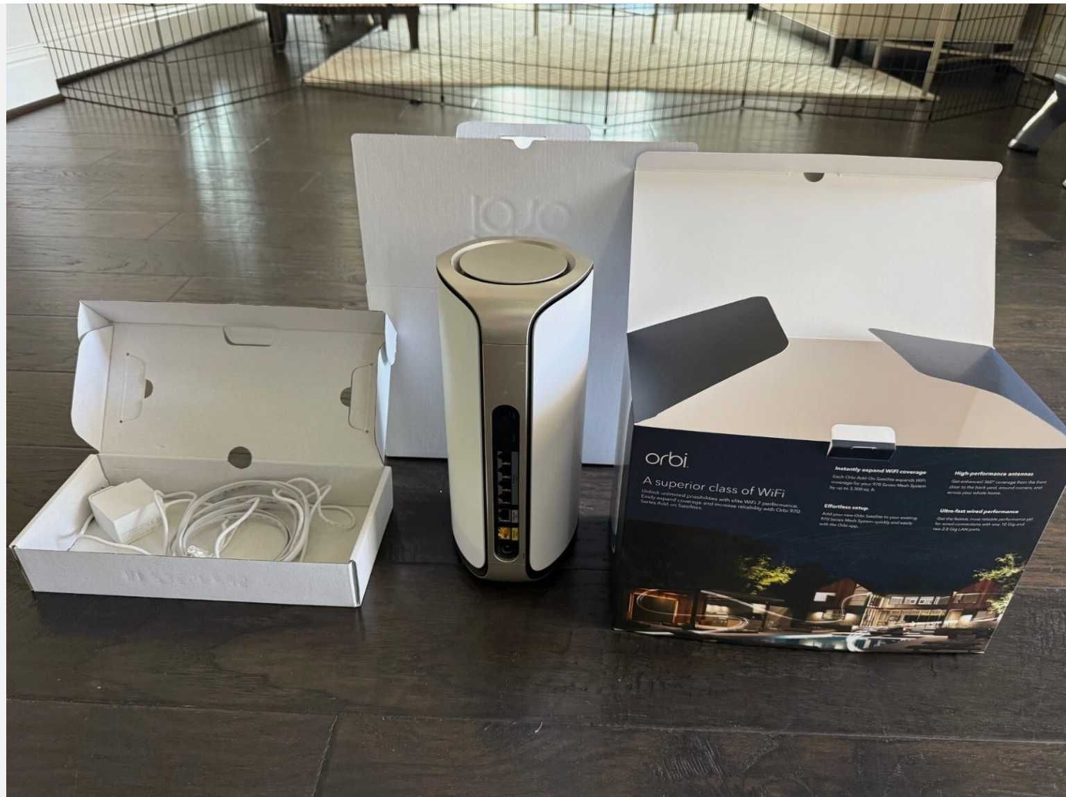 WiFi7 масштабируемый роутер Netgear Orbi 970 (27Gb/s) 4-диап, 300+ кв