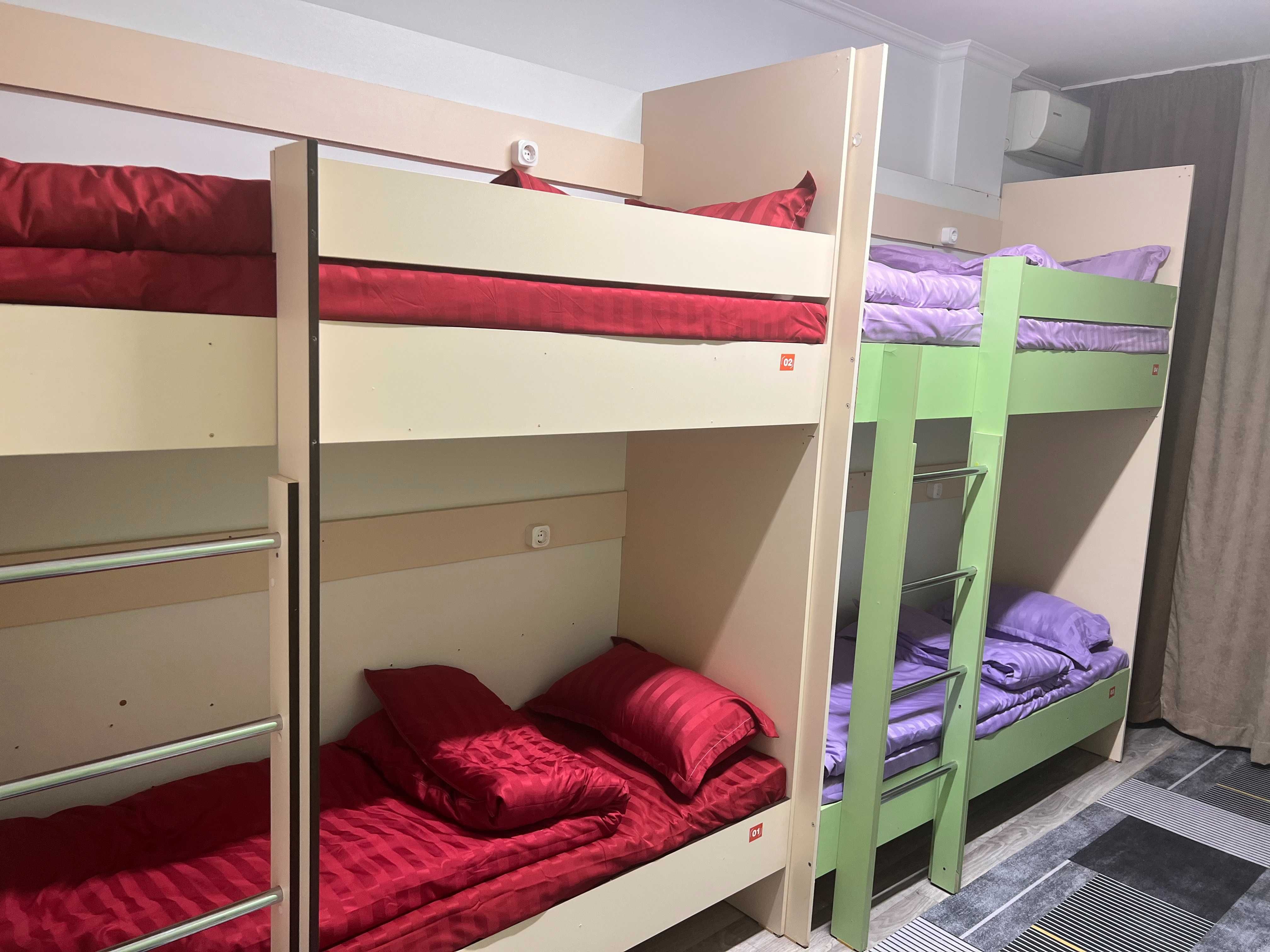 Новый хостел For You, Абая-Алтынсарина, 6-ти и 8-ми местные номера.