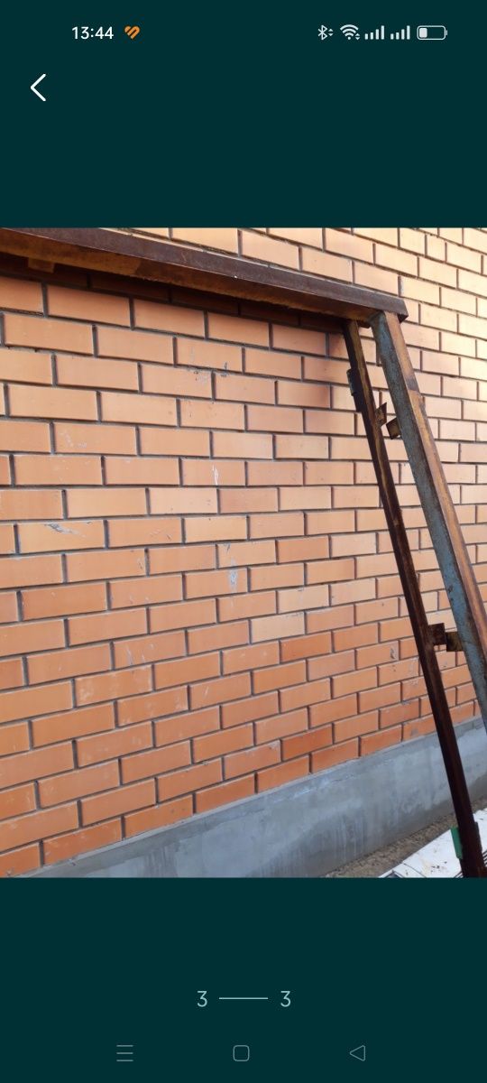 Ворота железные без калитки