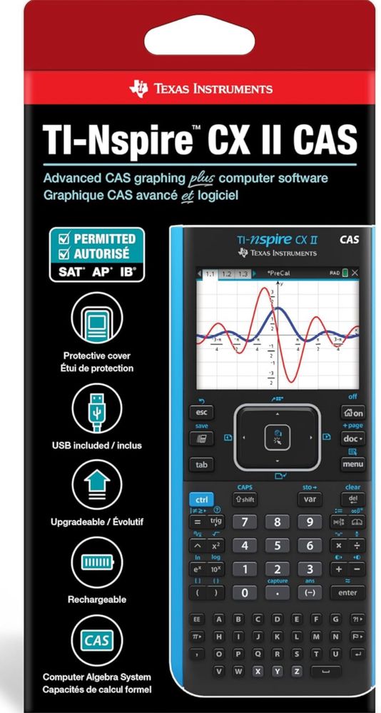 Texas Instruments TI-Nspire CX II CAS Графический Калькулятор