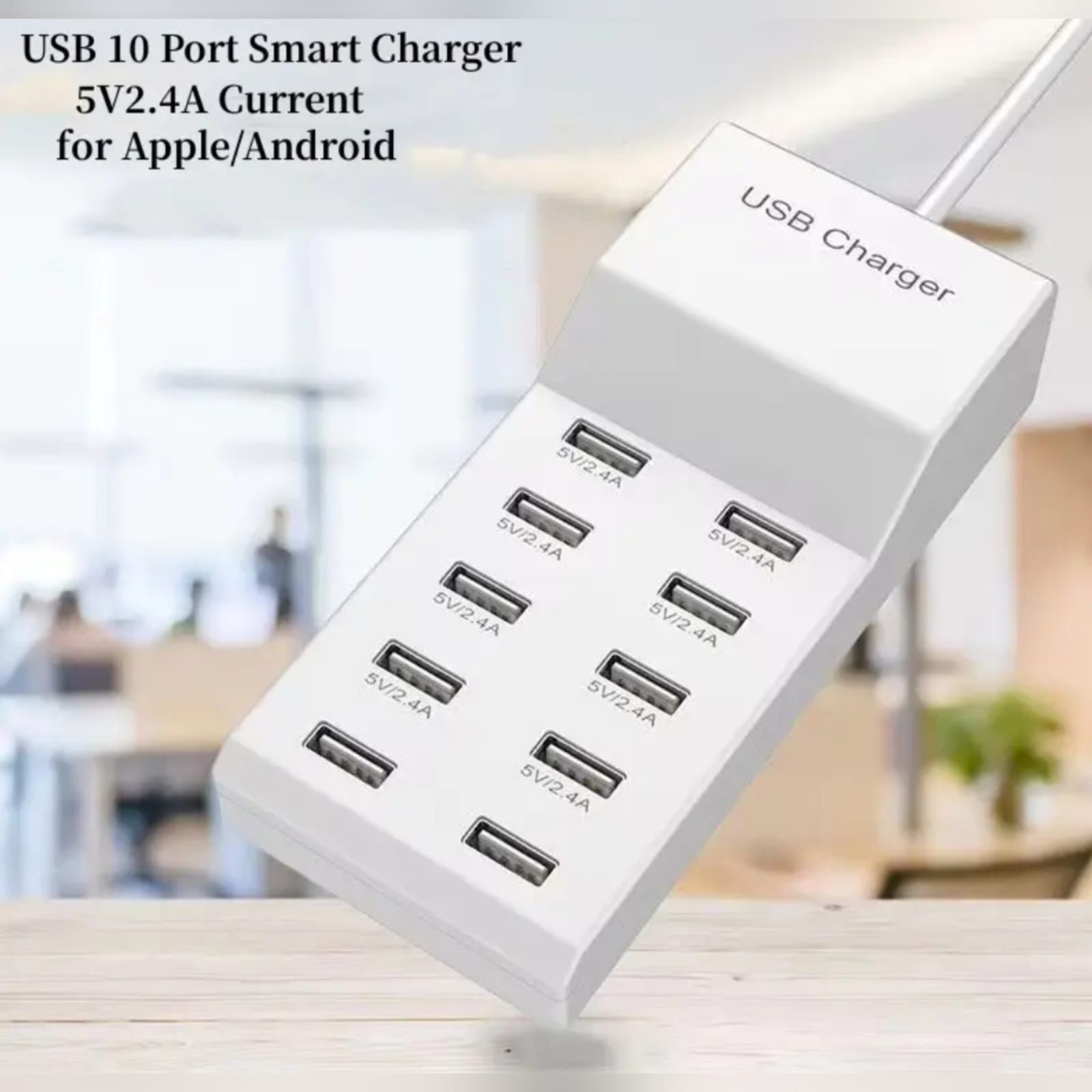 10 портовое USB зарядное устройство, зарядчик, ЮСБ Хаб, Hub