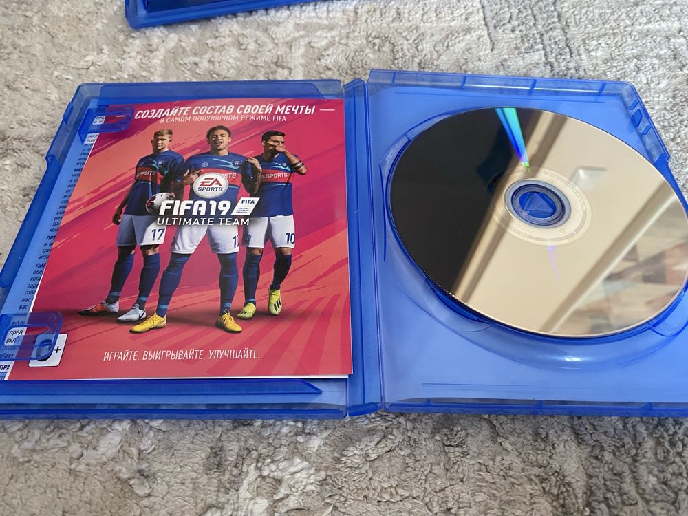 Диски на PS4 и для PS5 Call of Duty, Fifa 19.
