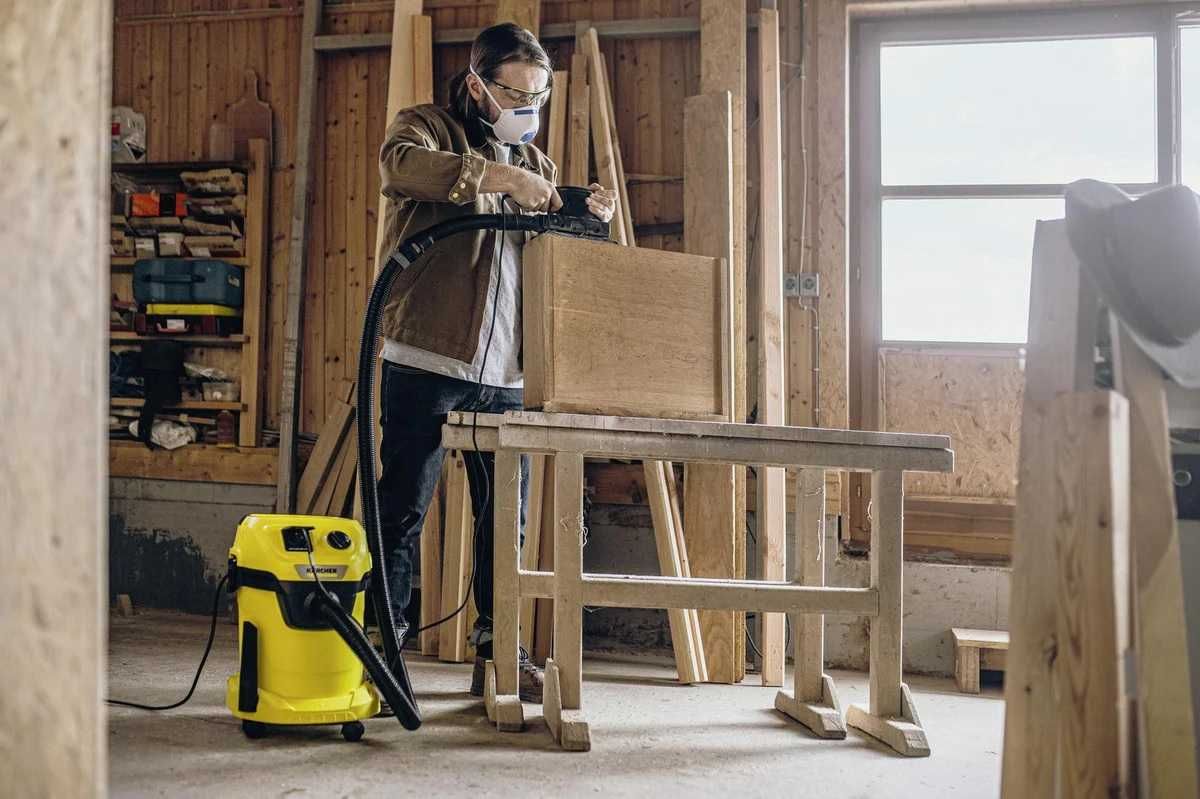 Аренда, прокат строительного пылесоса Karcher (+влажная уборка)