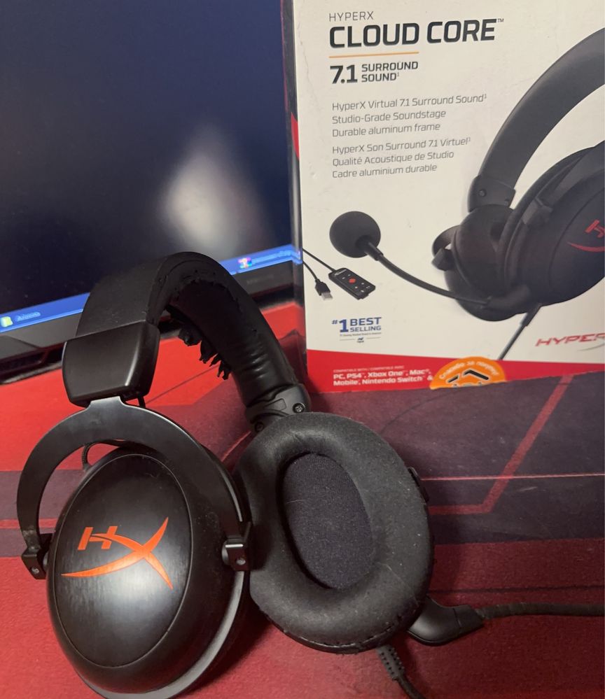 Наушники hyperx cloud core